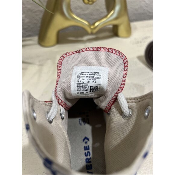 Converse Chuck Taylor All Star "Stars & Stripes" Flag Youth Sneakers Sz 12.5 - Picture 5 of 5